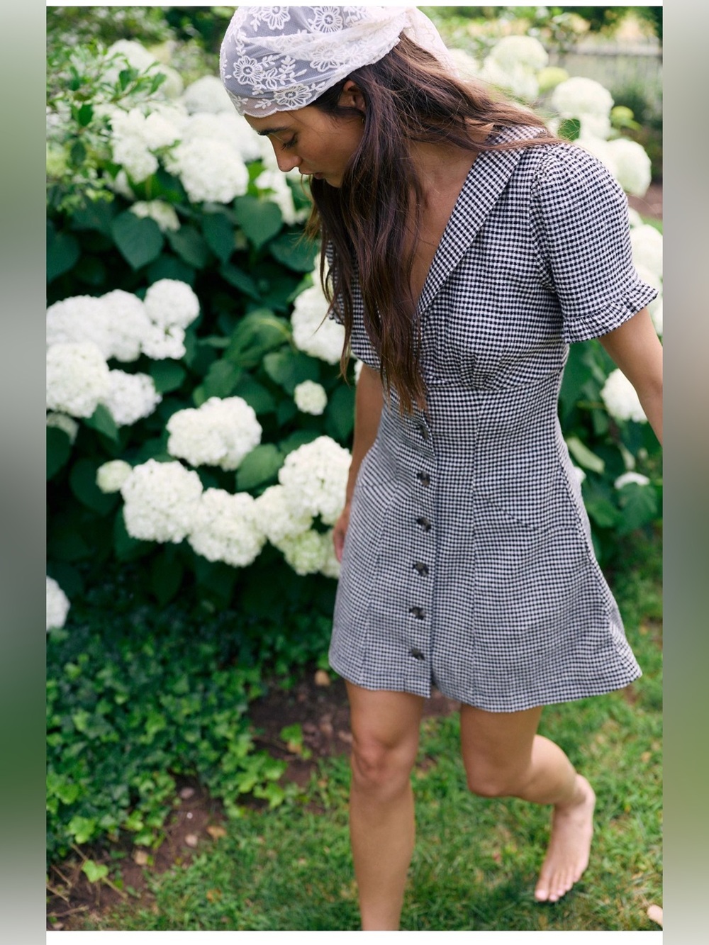 NWT - Free people Corrine button down mini dress